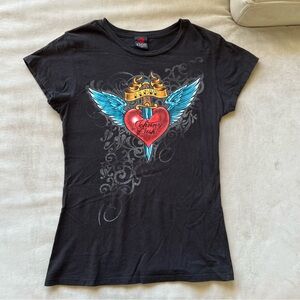 2000s Johnny Cash band tee